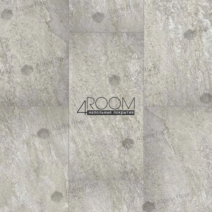 Кварц-виниловая, клеевая LVT плитка Alpine Floor Light Stone LVT, Шеффилд ECO-15-15, 608х303х2,5мм, 43 класс