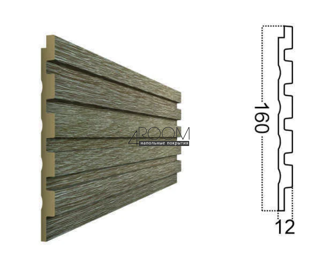 Стеновая 3D Панель Paolo Arte, Kr232SP-10/2,7 Клён, 160х12х2700мм