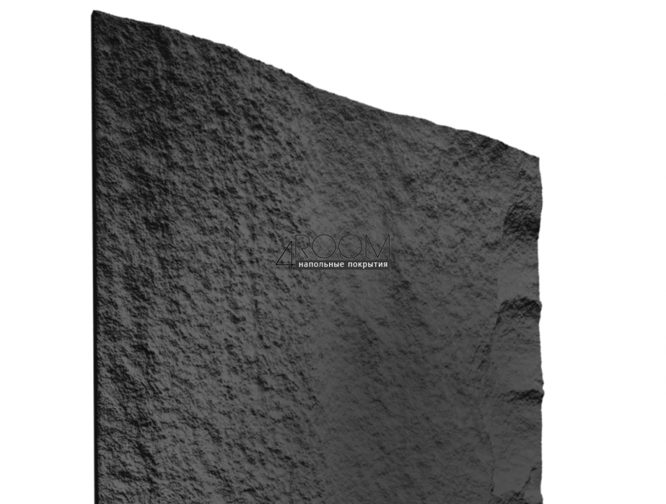 Стеновая Панель из полиуретана Камень Paolo Arte Rock k003-5, тёмно-серый, 1200х600х30мм