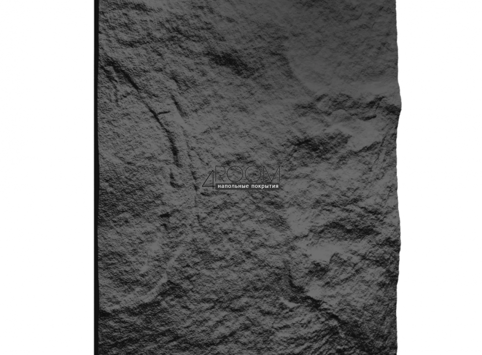 Стеновая Панель из полиуретана Камень Paolo Arte Rock k009-5, тёмно-серый, 1200х600х30мм