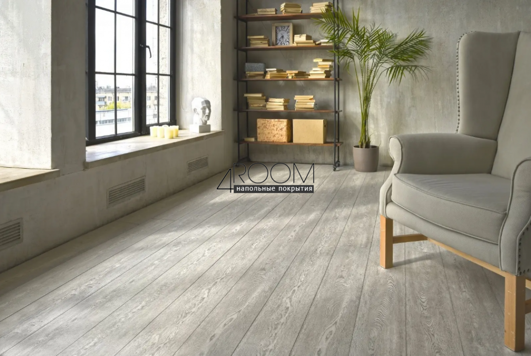 Каменно-полимерная замковая SPC плитка Alpine Floor Голубой лес ECO 9-8 MC, 1220х183мм, 6/0,55мм с встроенной подложкой, 43 класс