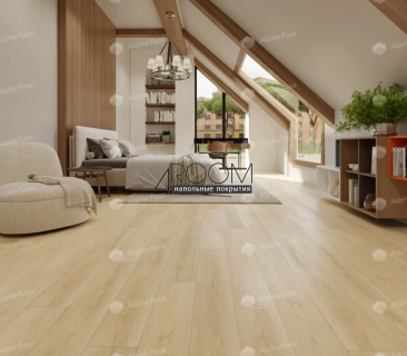 Каменно-полимерная замковая SPC плитка Alpine Floor Тихий лес ЕСО 9-13 MC, 1220х183мм, 6/0,55мм с встроенной подложкой, 43 класс