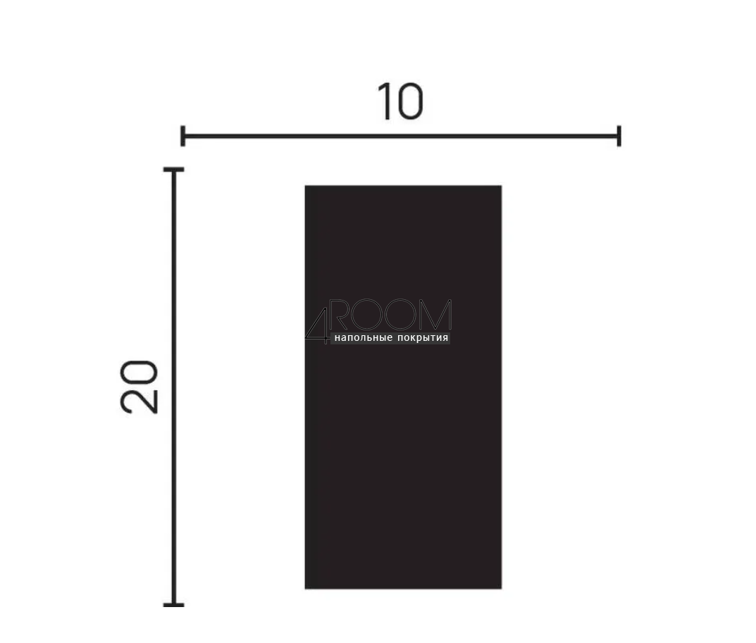 Потолочный плинтус/карниз из дюрополимера под покраску Decor-Dizayn DD610(3М), 20х10х3000мм