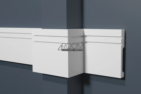 Молдинг из дюрополимера под покраску Decor-Dizayn DD717, 80x13х2000 мм