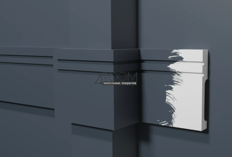 Молдинг из дюрополимера под покраску Decor-Dizayn DD717, 80x13х2000 мм