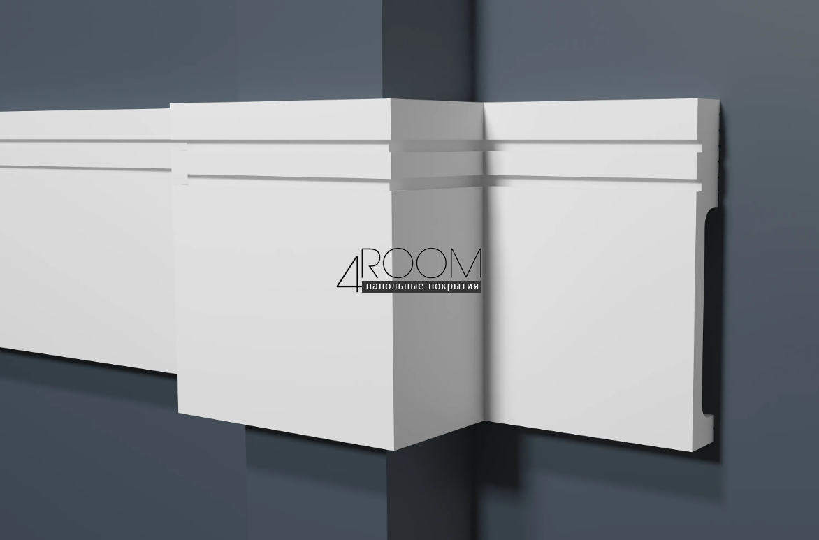 Молдинг из дюрополимера под покраску Decor-Dizayn DD719, 100x15х2000 мм