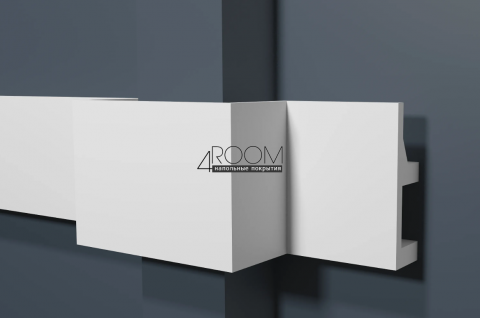 Молдинг из дюрополимера под покраску под скрытую подсветку Decor-Dizayn DD615, 80x25х2000 мм