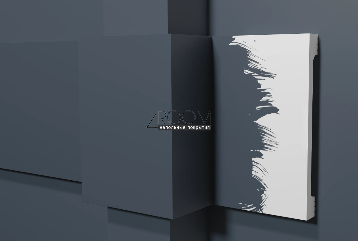 Молдинг из дюрополимера под покраску Decor-Dizayn DD710, 120x13х2000 мм