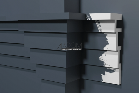 Молдинг из дюрополимера под покраску Decor-Dizayn DD514, 120x43х2000 мм