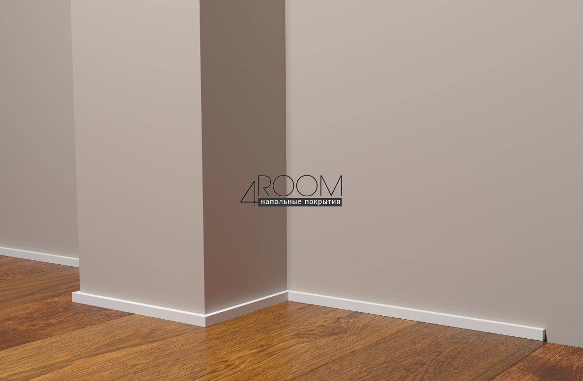 Плинтус из дюрополимера под покраску Decor-Dizayn DD632, 10х6х2000мм