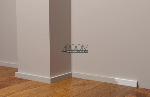 Плинтус из дюрополимера под покраску Decor-Dizayn DD610, 20х10х2000мм