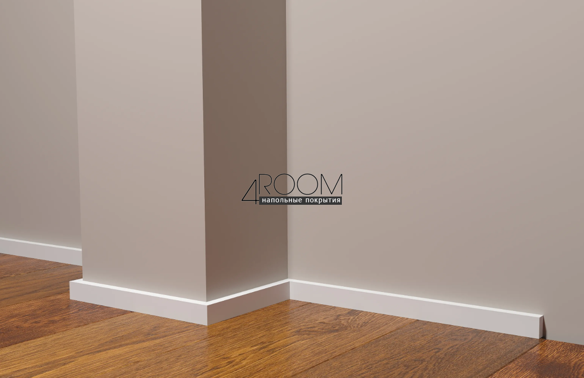 Плинтус из дюрополимера под покраску Decor-Dizayn DD610, 20х10х2000мм