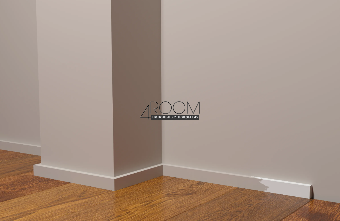 Плинтус из дюрополимера под покраску Decor-Dizayn DD610, 20х10х2000мм