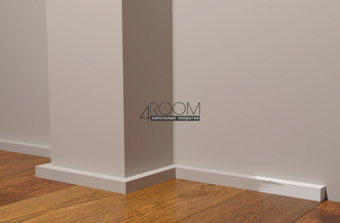 Плинтус из дюрополимера под покраску Decor-Dizayn DD622, 20х20х2000мм