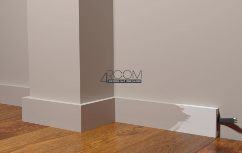 Плинтус из дюрополимера под покраску Decor-Dizayn DD33, 65х15х2000мм