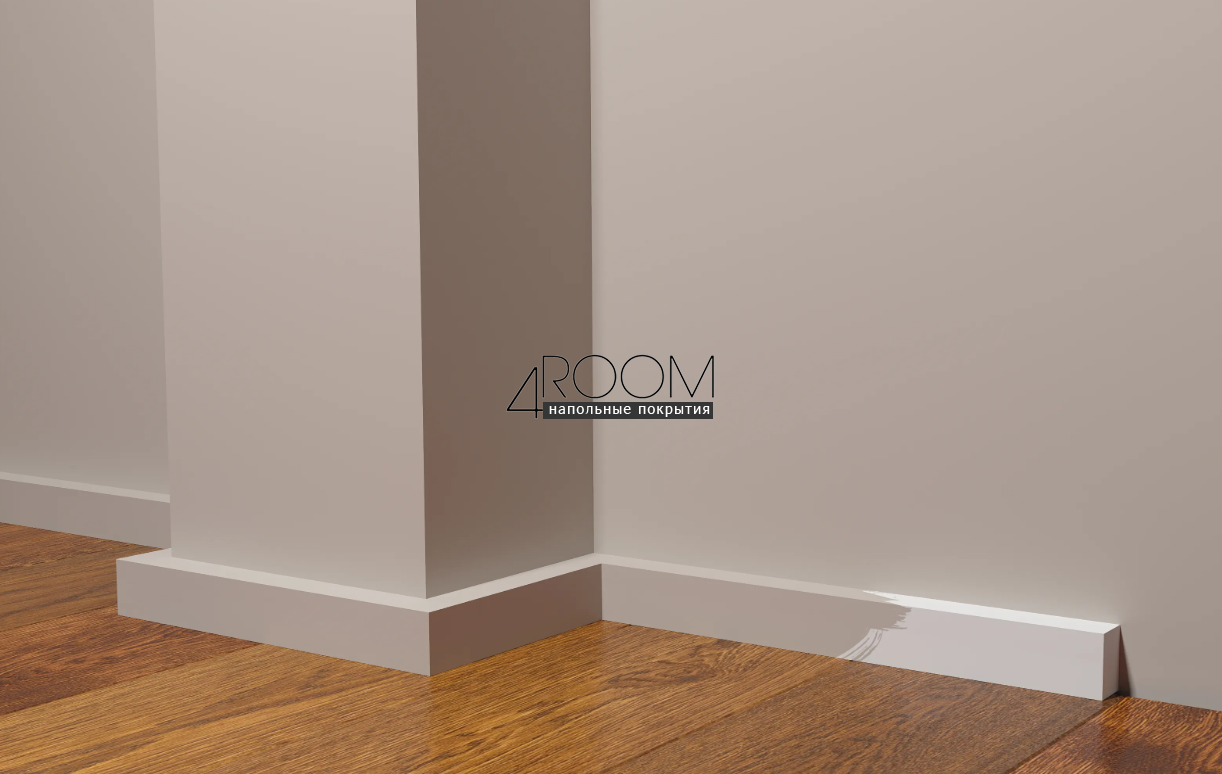 Плинтус из дюрополимера под покраску Decor-Dizayn DD611, 30х20х2000мм