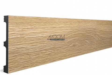 Цветной плинтус из дюрополимера Decor-Dizayn 708-64SH, 80х13х2400мм