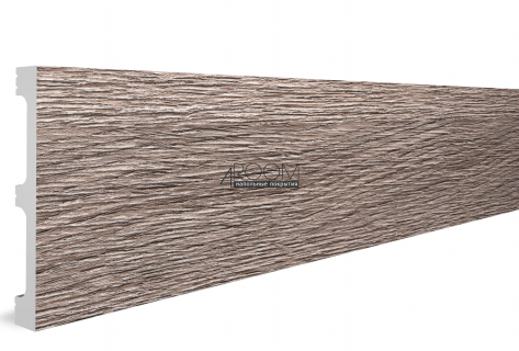 Цветной плинтус из дюрополимера Decor-Dizayn 708-80SH, 80х13х2400мм