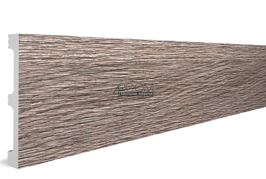 Цветной плинтус из дюрополимера Decor-Dizayn 708-80SH, 80х13х2400мм