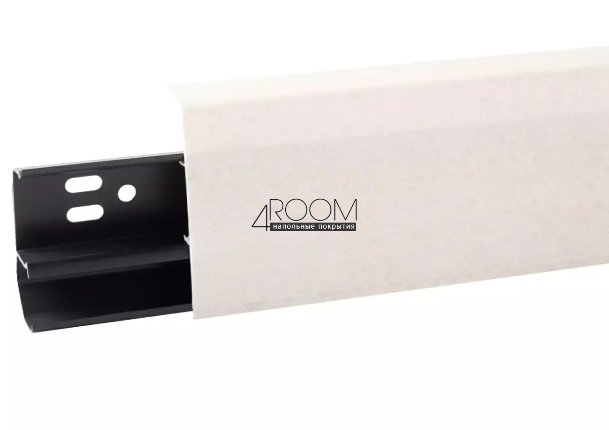 Пластиковый напольный плинтус Aberhof ABF 70 Дуб Кембридж 7005, 70х26х2200мм