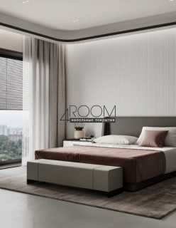 Стеновая 3D панель под покраску Bello Deco СП08/3, 200х10х3000мм