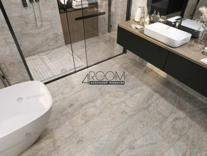 Каменно-полимерная замковая SPC плитка Alpine Floor Stone Mineral Core Вилио ЕСО 4-26 MC 4мм/0,5мм защитный слой