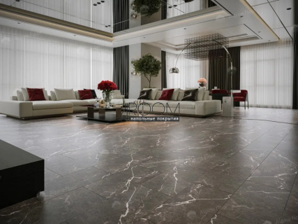 Каменно-полимерная замковая SPC плитка Alpine Floor Stone Mineral Core Сторм ЕСО 4-29 MC 4мм/0,5мм защитный слой