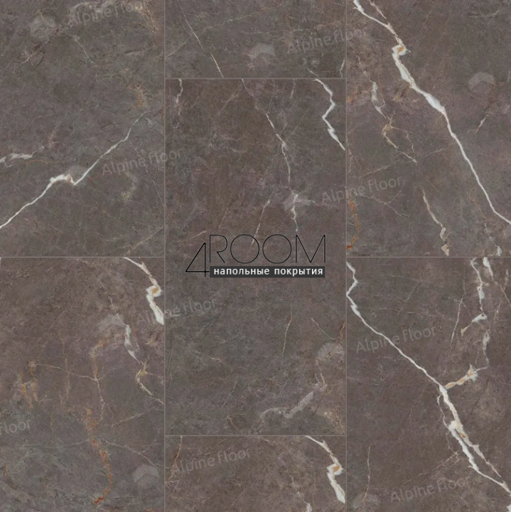 Каменно-полимерная замковая SPC плитка Alpine Floor Stone Mineral Core Сторм ЕСО 4-29 MC 4мм/0,5мм защитный слой