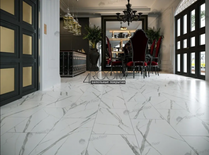Каменно-полимерная замковая SPC плитка Alpine Floor Stone Mineral Core Санди ЕСО 4-32 MC 4мм/0,5мм защитный слой