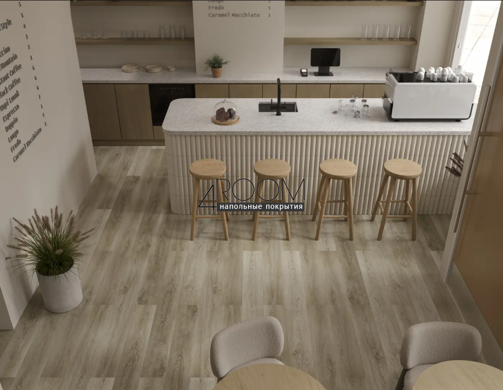 Каменно-полимерная замковая SPC плитка Alpine Floor Гранд Секвойя КЛАУД ECO 11-1508 MC, 1524х180мм, 5/0,5мм, 43 класс