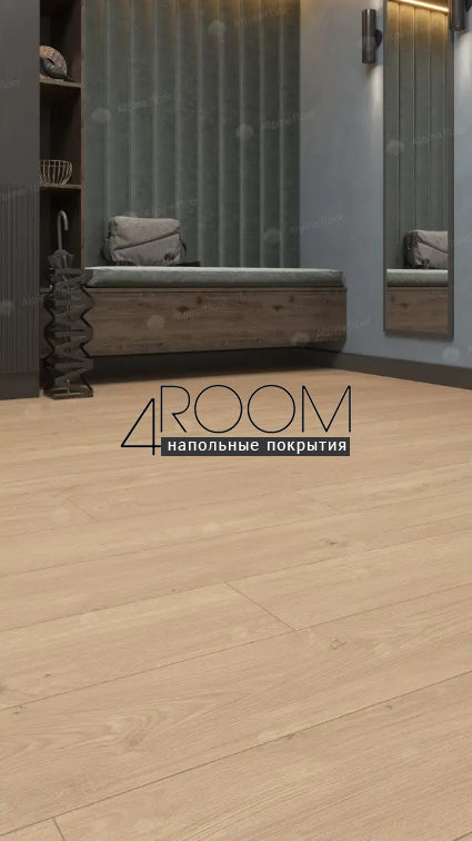 Каменно-полимерная замковая SPC плитка Alpine Floor Секвойя (Sequoia), Секвойя Натуральная ЕСО 6-9 SPC, 1220х183мм, 4/0,5мм, 43 класс