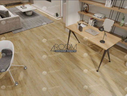Каменно-полимерная замковая SPC плитка Alpine Floor Секвойя (Sequoia), Секвойя Венето ЕСО 6-13 SPC, 1220х183мм, 4/0,5мм, 43 класс