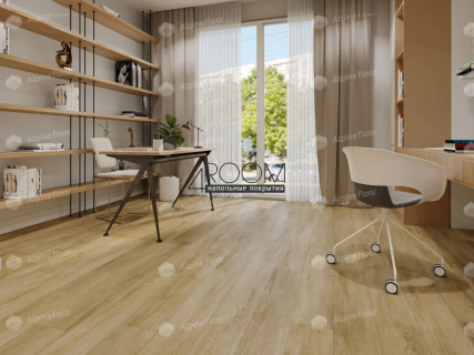 Каменно-полимерная замковая SPC плитка Alpine Floor Секвойя (Sequoia), Секвойя Венето ЕСО 6-13 SPC, 1220х183мм, 4/0,5мм, 43 класс