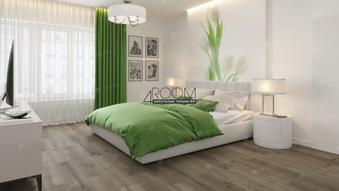 Каменно-полимерная замковая SPC плитка Alpine Floor Натуральное дерево (Real Wood), Заповедный дуб Verdan ECO 2-4 MC, 1220х183мм, 6/0,5мм, 43 класс