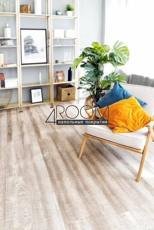 Каменно-полимерная замковая SPC плитка Alpine Floor Натуральное дерево (Real Wood), Увлекающий дуб Carry ЕСО 2-10 MC, 1220х183мм, 6/0,5мм, 43 класс