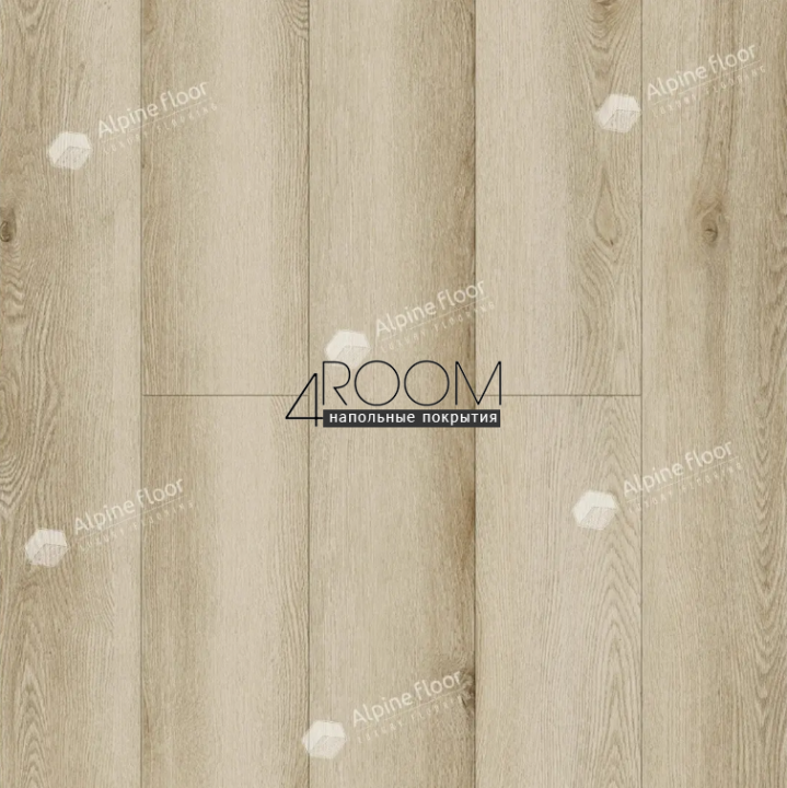 Каменно-полимерная замковая SPC плитка Alpine Floor Натуральное дерево (Real Wood), Сомерсетский дуб Самерсет ЕСО 2-11 MC, 1220х183мм, 6/0,5мм, 43 класс