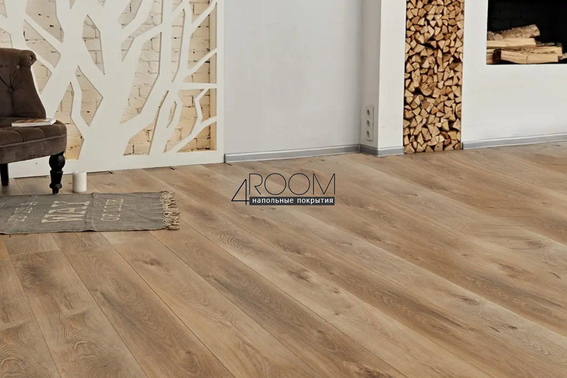 Каменно-полимерная замковая SPC плитка Alpine Floor Премиальный XL (Premium XL), Дуб Природный Изысканный ABA ECO 7-6 MC, 1524х180мм, 8/0,5мм, 43 класс