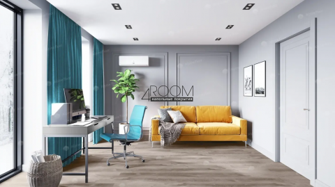 Каменно-полимерная замковая SPC плитка Alpine Floor Премиальный XL (Premium XL), Дуб гранит ABA ECO 7-8 MC, 1524х180мм, 8/0,5мм, 43 класс