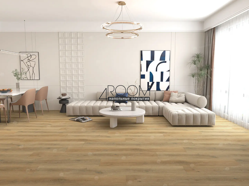 Каменно-полимерная замковая SPC плитка Alpine Floor Премиальный XL (Premium XL), Дуб Франц ABA ECO 7-26 MC, 1800х229мм, 8/0,5мм, 43 класс