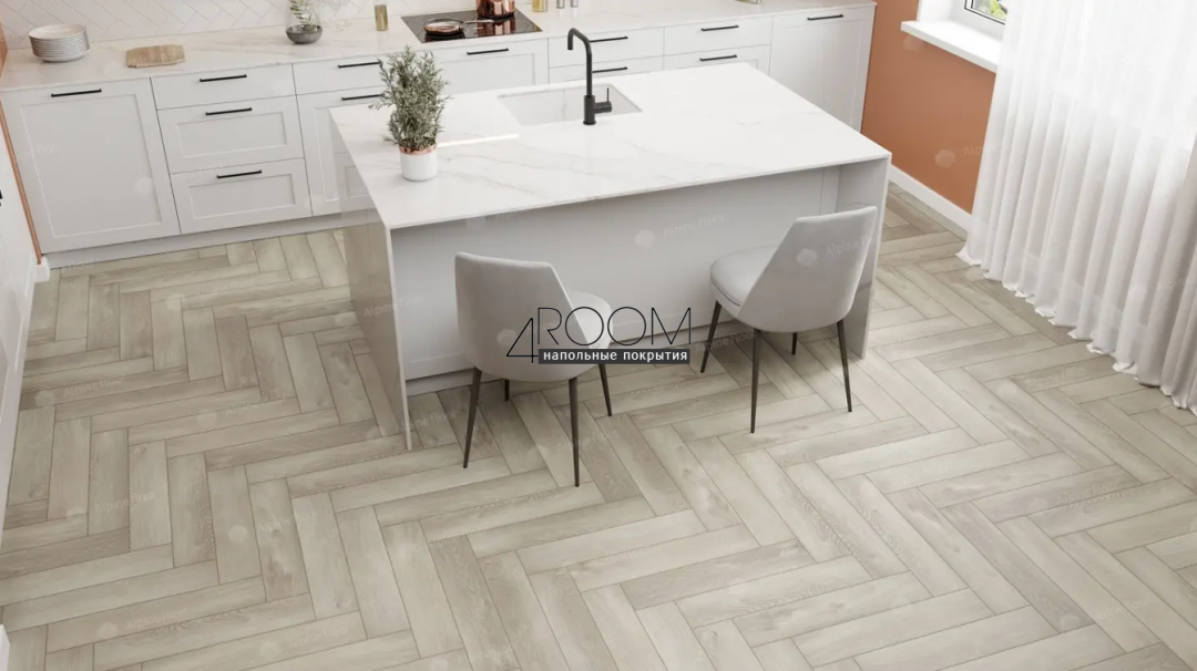 Каменно-полимерная замковая SPC плитка Alpine Floor Изящный паркет (Light Parquet), ДУБ ФАНТАЗИЯ ЕСО 13-1 MC, 600х125х4/0,5мм, 43 класс