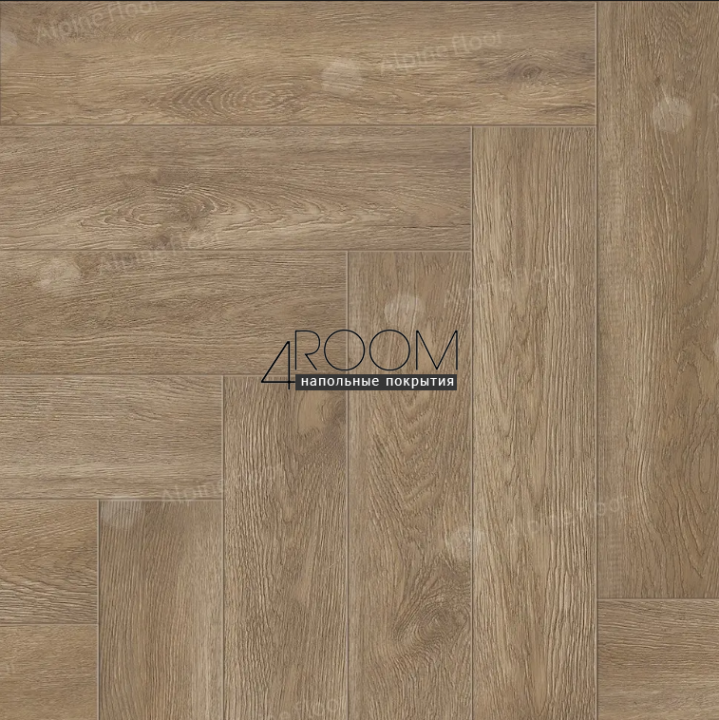 Каменно-полимерная замковая SPC плитка Alpine Floor Изящный паркет (Light Parquet), МАКАДАМИЯ ЕСО 13-10 MC, 600х125х4/0,5мм, 43 класс