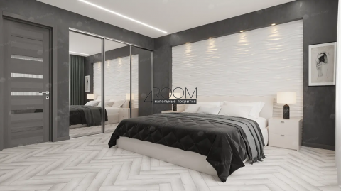 Каменно-полимерная замковая SPC плитка Alpine Floor Изящный паркет (Light Parquet), Дуб Альхена ЕСО 13-12 MC, 600х125х4/0,5мм, 43 класс