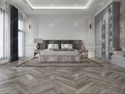 Каменно-полимерная замковая SPC плитка Alpine Floor Изящный паркет (Light Parquet), Дуб Мерга ЕСО 13-13 MC, 600х125х4/0,5мм, 43 класс
