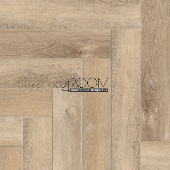 Каменно-полимерная замковая SPC плитка Alpine Floor Изящный паркет (Light Parquet), Дуб Синистра ЕСО 13-17 MC, 600х125х4/0,5мм, 43 класс