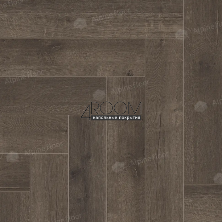 Каменно-полимерная замковая SPC плитка Alpine Floor Изящный паркет (Light Parquet), Дуб Антарес ЕСО 13-19 MC, 600х125х4/0,5мм, 43 класс