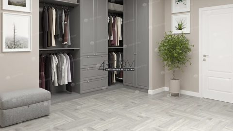 Каменно-полимерная замковая SPC плитка Alpine Floor Изящный паркет (Light Parquet), Дуб Полис ЕСО 13-21 MC, 600х125х4/0,5мм, 43 класс