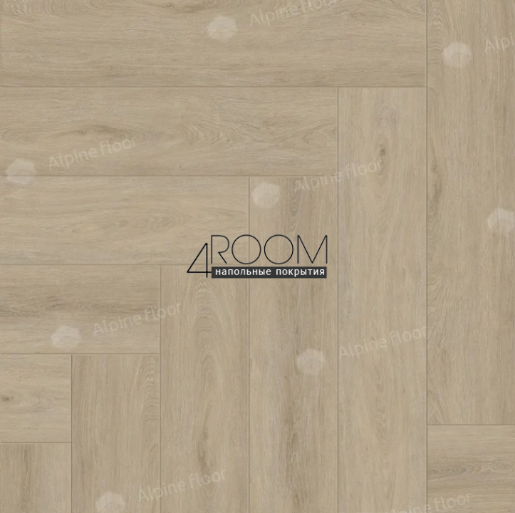 Каменно-полимерная замковая SPC плитка Alpine Floor Изящный паркет (Light Parquet), Дуб Денеб ЕСО 13-25 MC, 600х125х4/0,5мм, 43 класс
