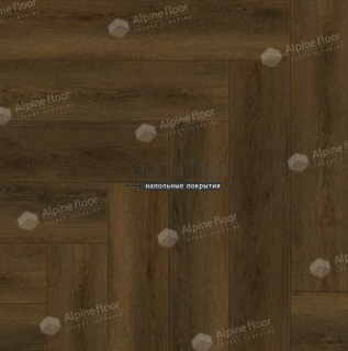 Каменно-полимерная замковая SPC плитка Alpine Floor Изящный паркет (Light Parquet), Дуб Далим ЕСО 13-33 MC, 600х125х4/0,5мм, 43 класс