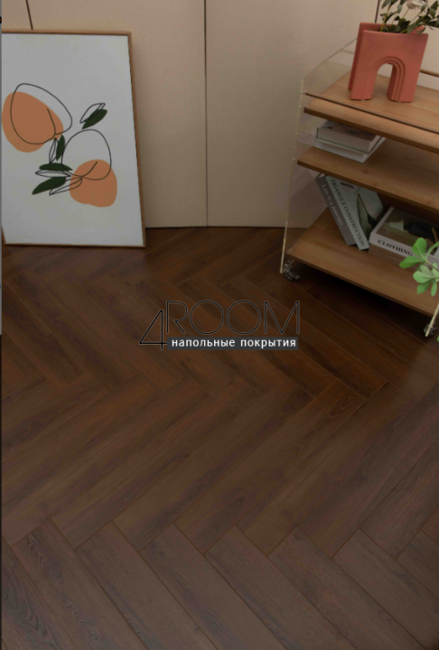 Ламинат ёлочка Laminext Амбиция / Ambition А010 Дуб Рэй, 606х101х8мм