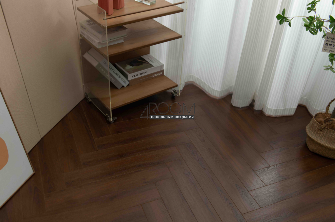 Ламинат ёлочка Laminext Амбиция / Ambition А010 Дуб Рэй, 606х101х8мм
